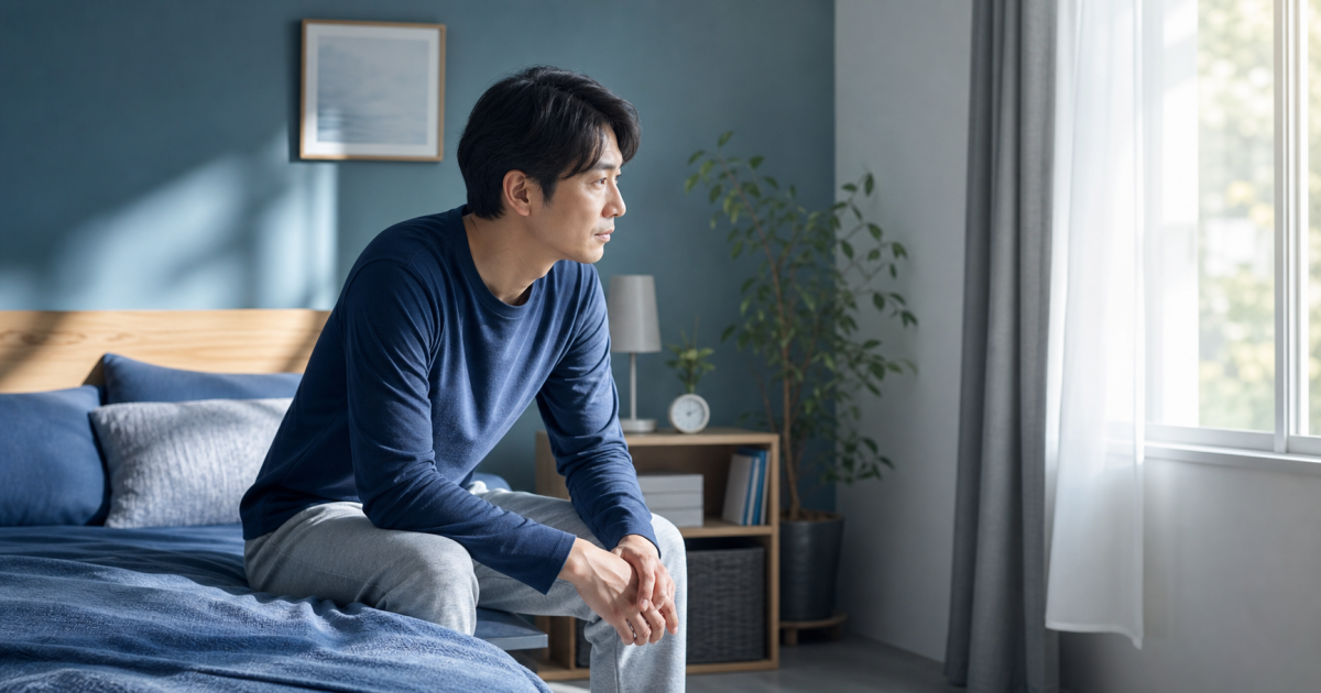 朝起きられないのはうつ?仕事や家族を守る30代男性のセルフケア