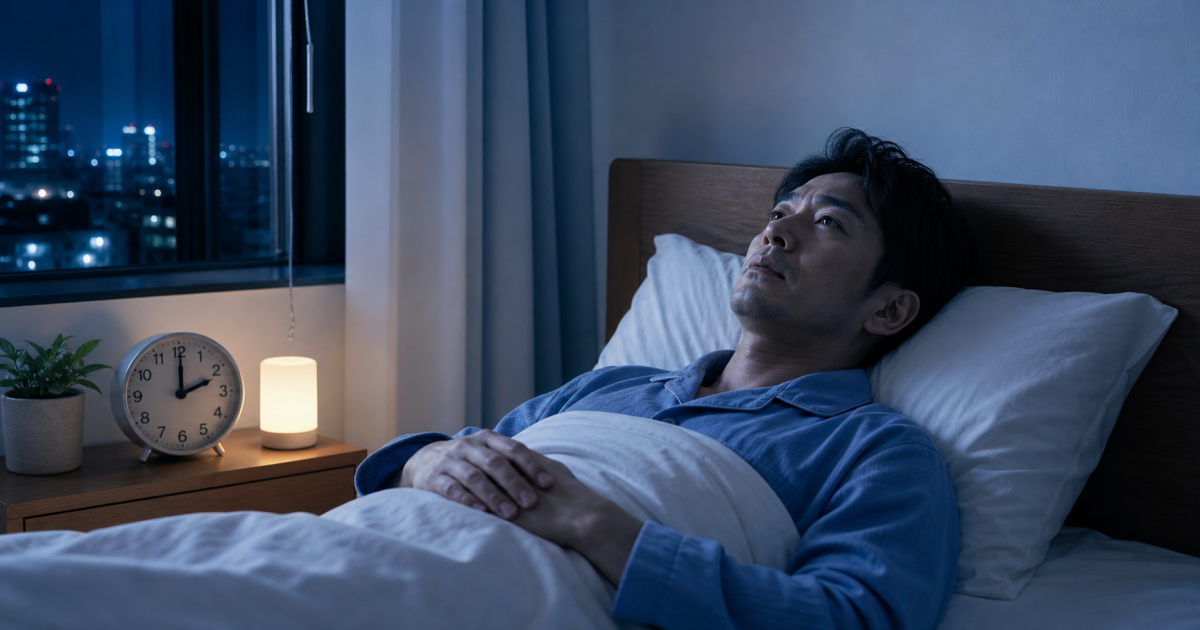 眠れないのはうつ病？放置による悪化リスクと受診タイミング3つの目安