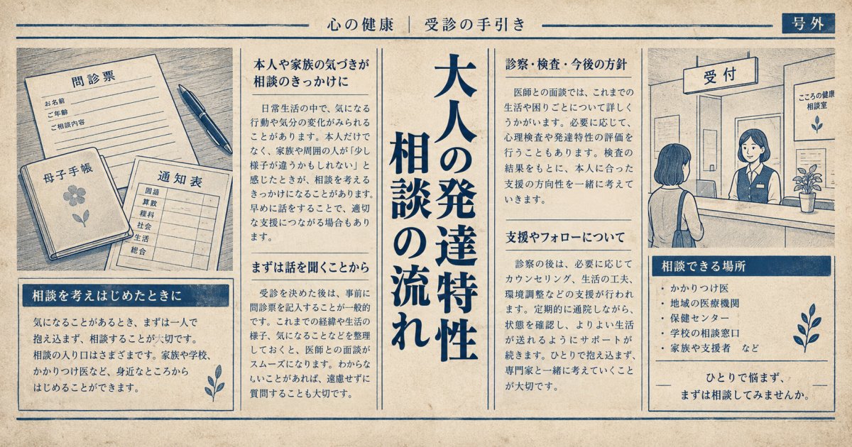 大人の発達障害ASD・ADHD診断｜費用と流れ・岡崎市の相談先